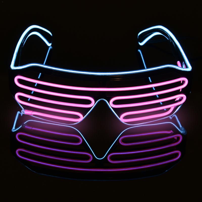 Standard Style 2-Color EL Flash LED Light Glasses