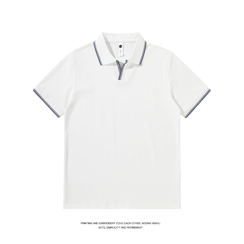 Island Summer Half Sleeve Casual Polo Shirt Lapel T-shirt