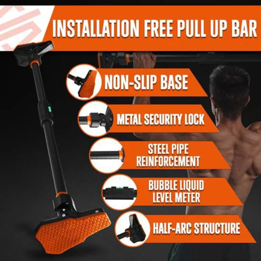 Adjustable Pull-up Bar Upper Body Workout Bar for Men and Women