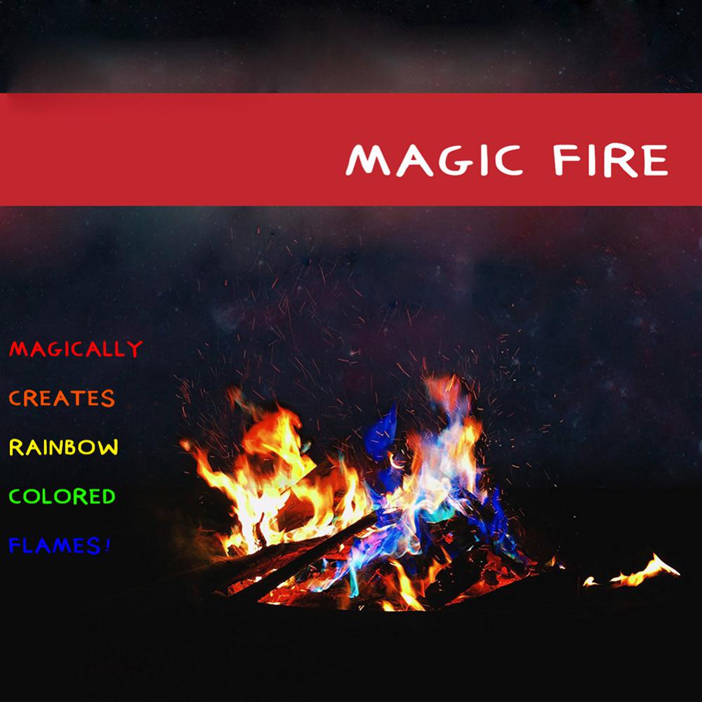 150g Mystical Fire Magic Tricks Color Flames Powder For Bonfire