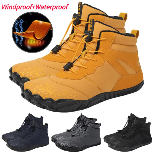 Winter High-Top  Shoes Men Women  Mountain Boots Anti-Skid Hiking