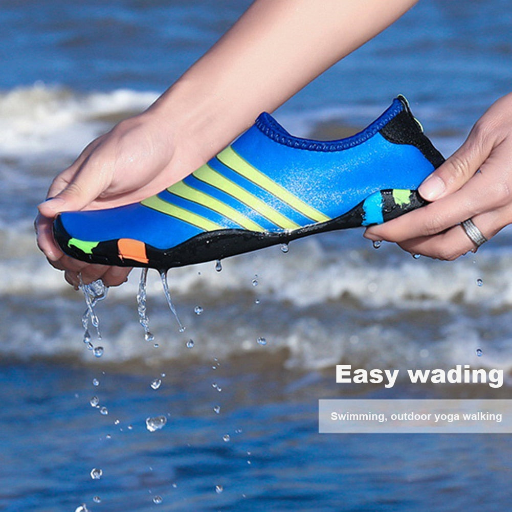 1 Pair Diving Sneakers Non-slip Swimming Water Shoes