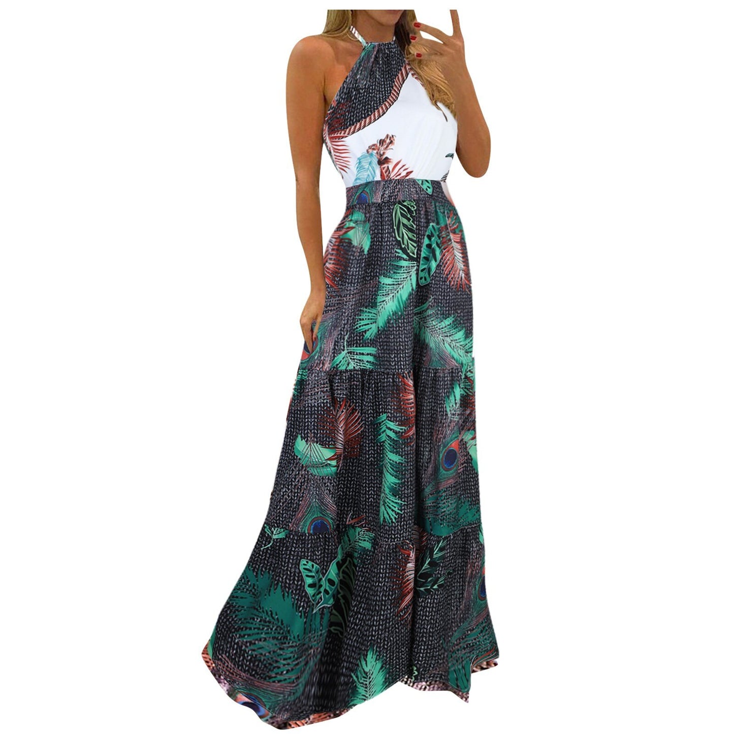 2023 Elegant Maxi Sleeveless Backless Dress Party Dresses Summer Dresses