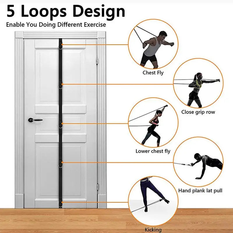 Door Anchor For Resistance Bands Portable Workout Resistance Band Door Anchor Nail Free Door Band Resistance Workout Equipment