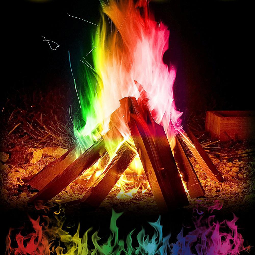 150g Mystical Fire Magic Tricks Color Flames Powder For Bonfire