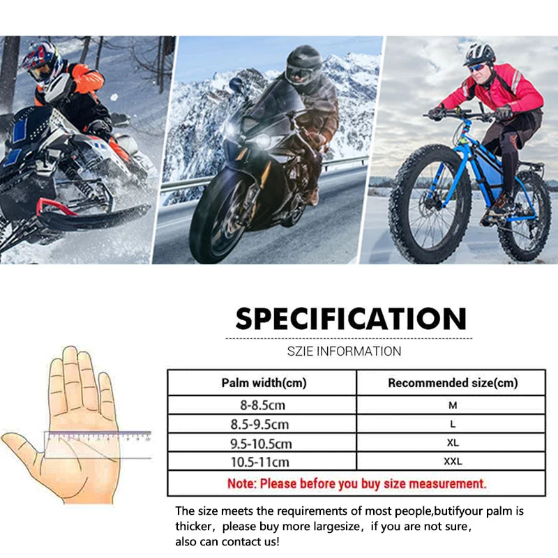Protective Motorcycle Gloves Windproof Waterproof