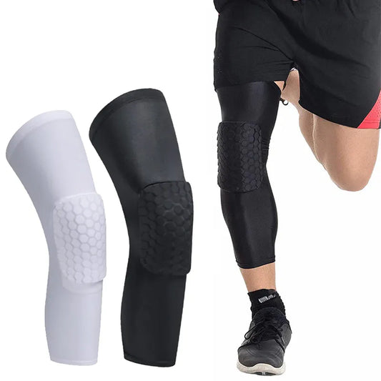 Basketball Knee Pad Protector Compression Sleeves Honeycomb Foam Brace Knee Pads Fitness Gear Volleyball Support for Men