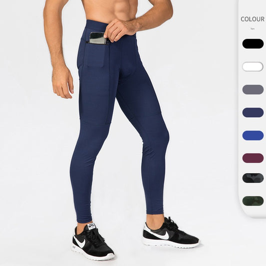 Pro Men's Quick-Dry, Sweat-Wicking  High-Elastic Waist