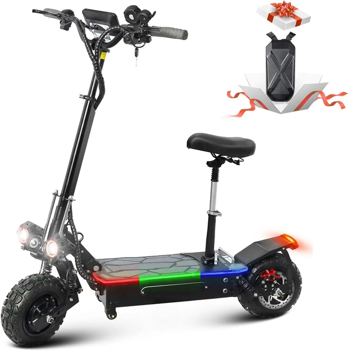 5600W Powerful Electric Scooter Brushless Double Motor 90Km Range Max Speed 85KM/H  Folding Electric  Scooter for Adults