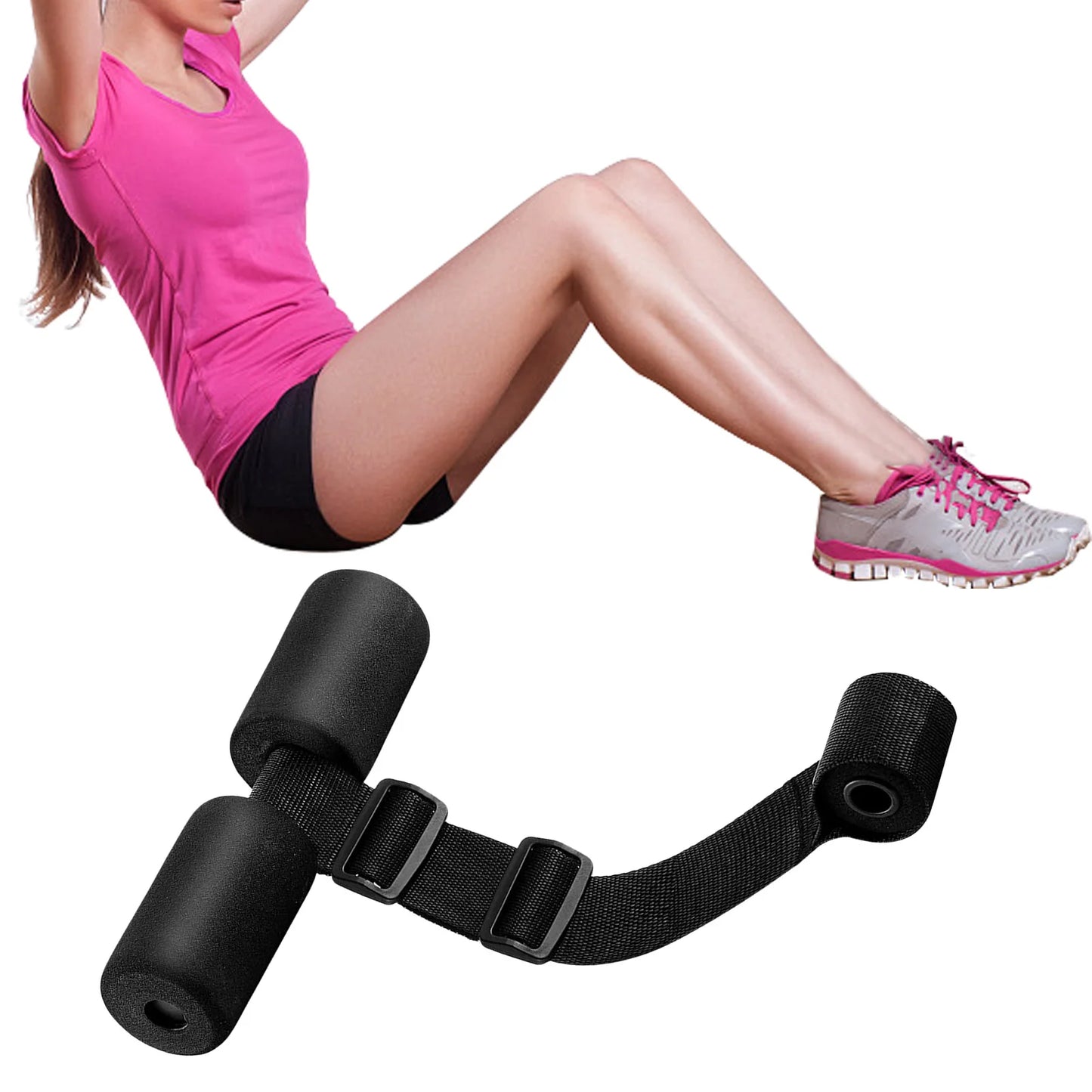 1Pcs Hamstring Curl Strap Sit Up Machine Nordic Home Workout for Gear Hamstring Curls Spanish Squats Ab Workout Nordic Curl