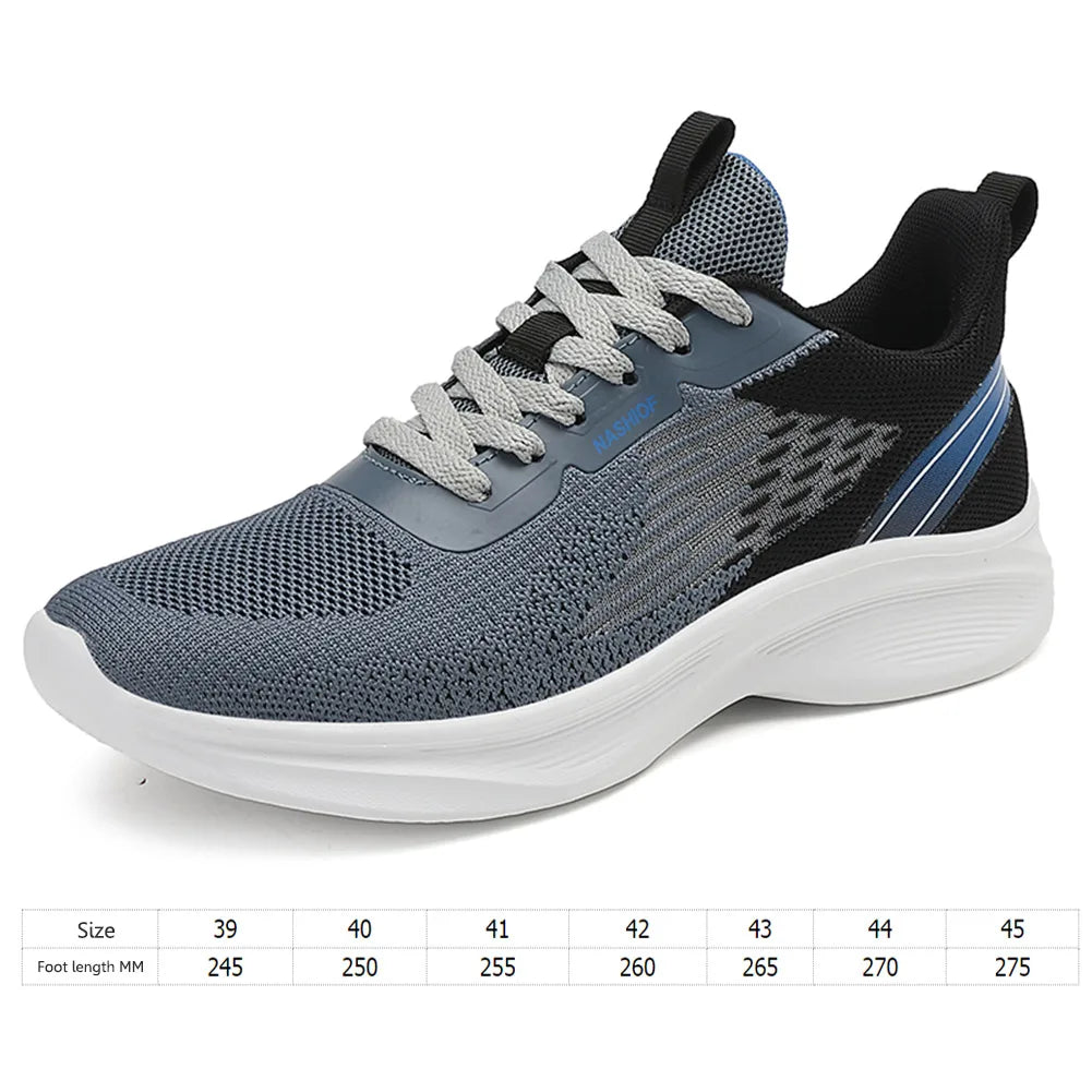 Men Training Shoe Lightweight Mesh Running Shoes Comfortable Breathable Cushioned Wear-resistant