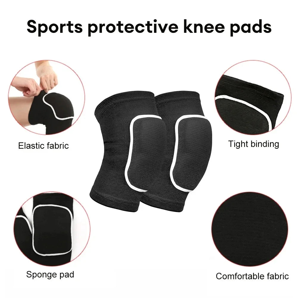 1Pairs Dancing Knee Pads for Volleyball Yoga Women Kids Men  Sports Protector Work Gear