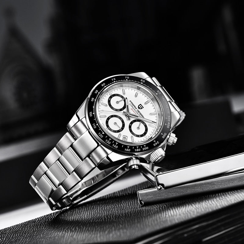 PAGANI New DESIGN 2023 Mens Watches Quartz Business Watch Mens Watches Top Brand Luxury Watch Men Chronograph VK63 - adamshealthstore
