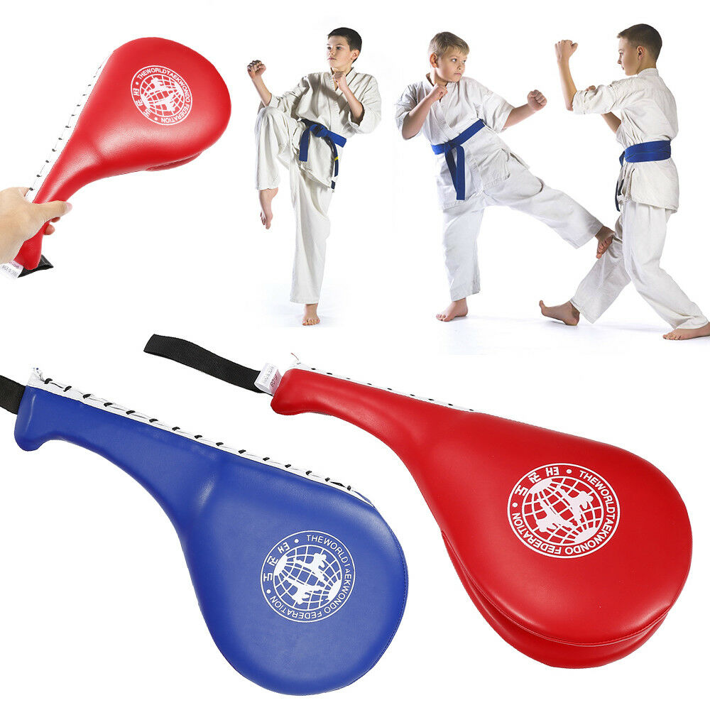 Children Taekwondo Kick Pad Target Training Practise Leather Hitting Target Safety Equipment