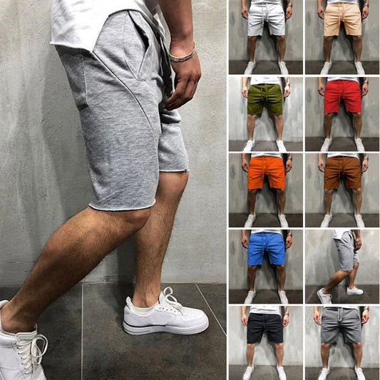 3XL Soild Quick Drying Beach Sport Gym Shorts Men Causal Running Jogging Shorts  Exercise Fitness Workout Sweatpants Beachwear - adamshealthstore