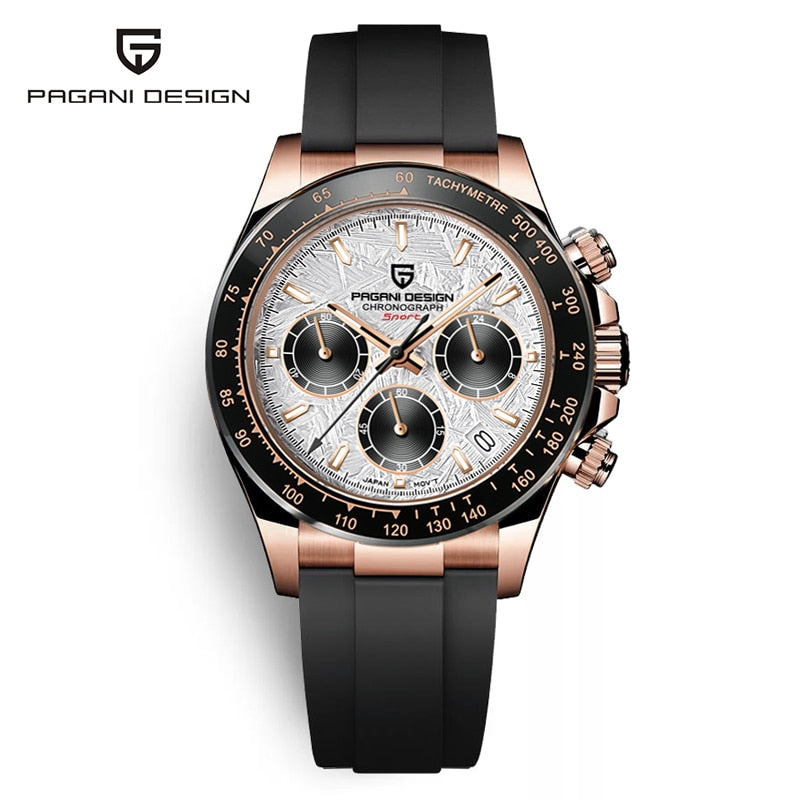 PAGANI New DESIGN 2023 Mens Watches Quartz Business Watch Mens Watches Top Brand Luxury Watch Men Chronograph VK63 - adamshealthstore