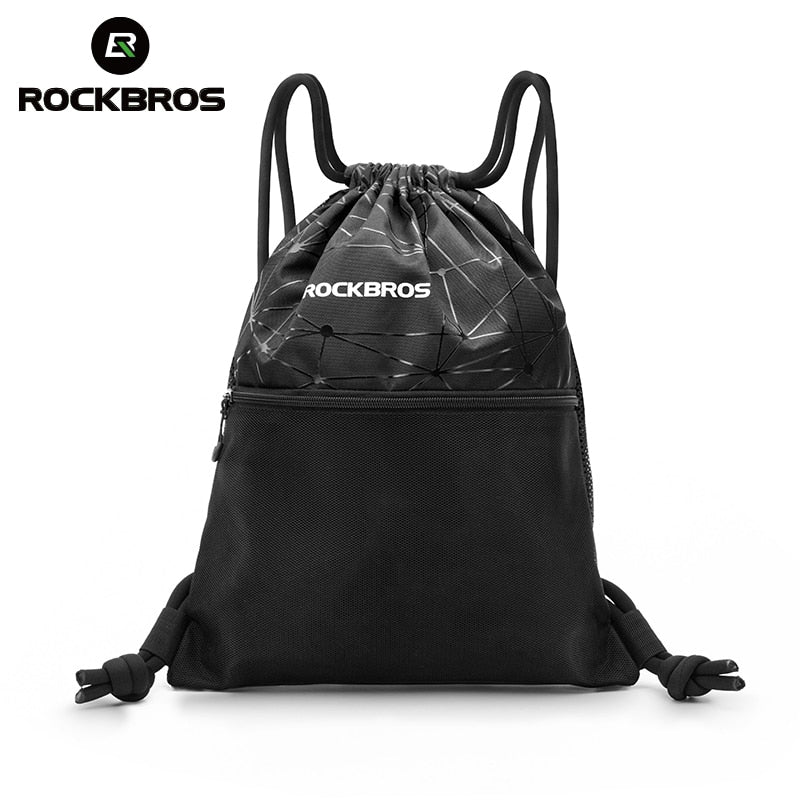 ROCKBROS Men Women Gym Bag Drawstring High Capacity Backpack Outdoor Sports Training Cycling Storage Bag Multipurpose Yoga Bag - adamshealthstore