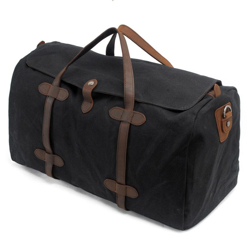 Waterproof Canvas Gym Bag Outdoor Shoulder Travel Duffel Luggage Crossbody Hangbag Large Capacity Sports Trainning Bags XA837D - adamshealthstore