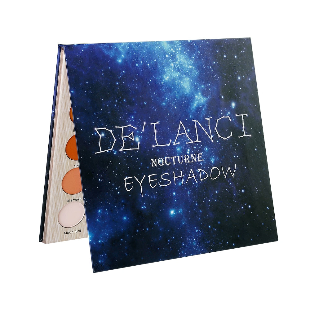DELANCI Nocturne Eyeshadow Pallete Professional 25 Colors Make up Palette Matte Shimmer Glitter Pigmented Eye Shadow Powder - adamshealthstore