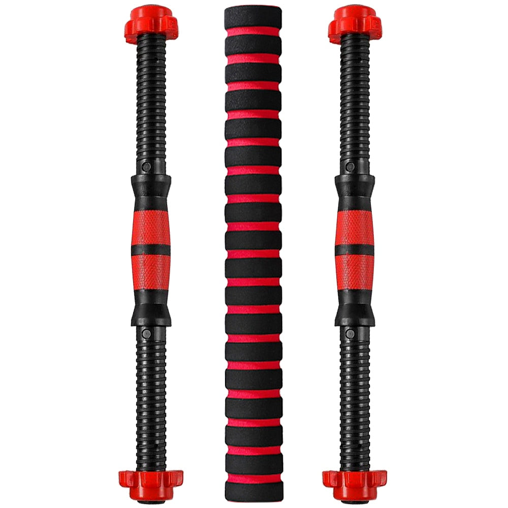 Threaded Dumbbell Handle Bar Extension Bar Set Adjustable Dumbbell Bars for Weight Lifting Home Gym Fitness Exercise weights bar