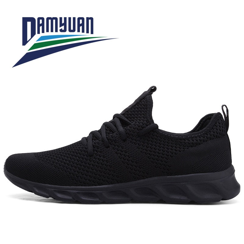 Damyuan Men Casual Shoes Men Sneakers Brand Men Shoes Loafers Slip On Male Mesh Flats Big Size Breathable Spring Autumn Summer - adamshealthstore