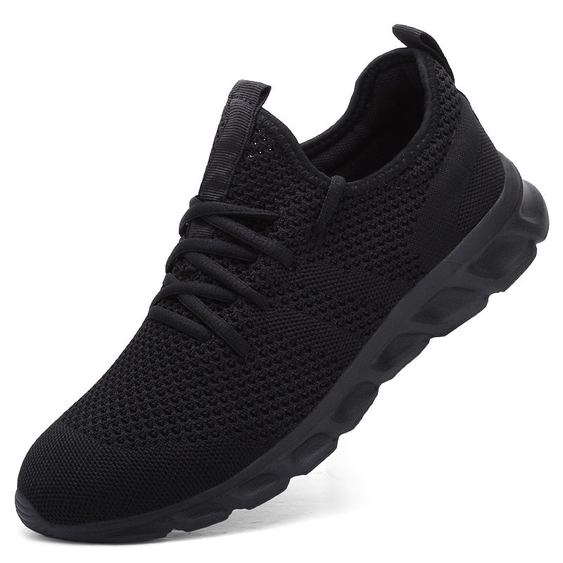 Mens Light Running Shoes Breathable Lace-up Jogging Shoes for Men: Sneakers Anti-Odor Mens Casual Shoes - adamshealthstore