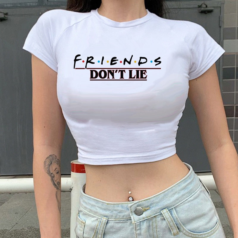Friends  Crop-Top T-Shirt Women