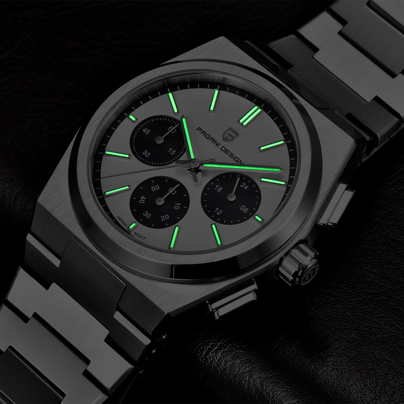 PAGANI DESIGN 2023 New Classic Men&#39;s Sport Quartz Watches Sapphire Stainless Steel VK63 Waterproof Clock Relogios Masculinos - adamshealthstore