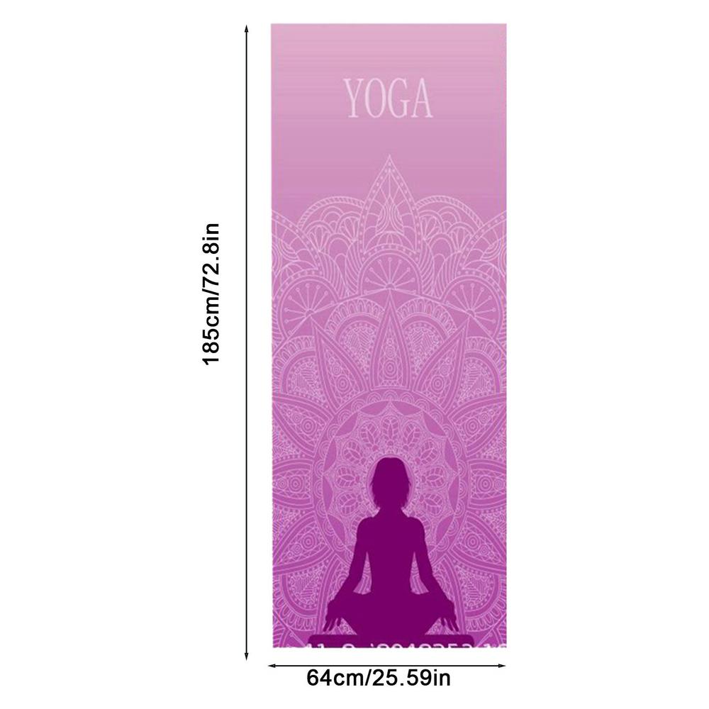 Dry, Non-slip Moisture Wicking  Yoga Mat Sweat Absorbent Hot Yoga Mat Gym Accessories For Women And Men