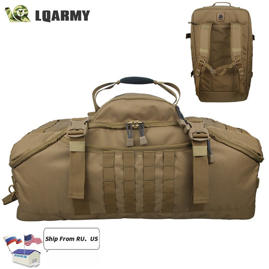 Tactical Travel Backpack Military, Duffel Bag, Army Rucksacks Outdoor Waterproof Sports Backpacks Luggage Hiking Gym Bag - adamshealthstore