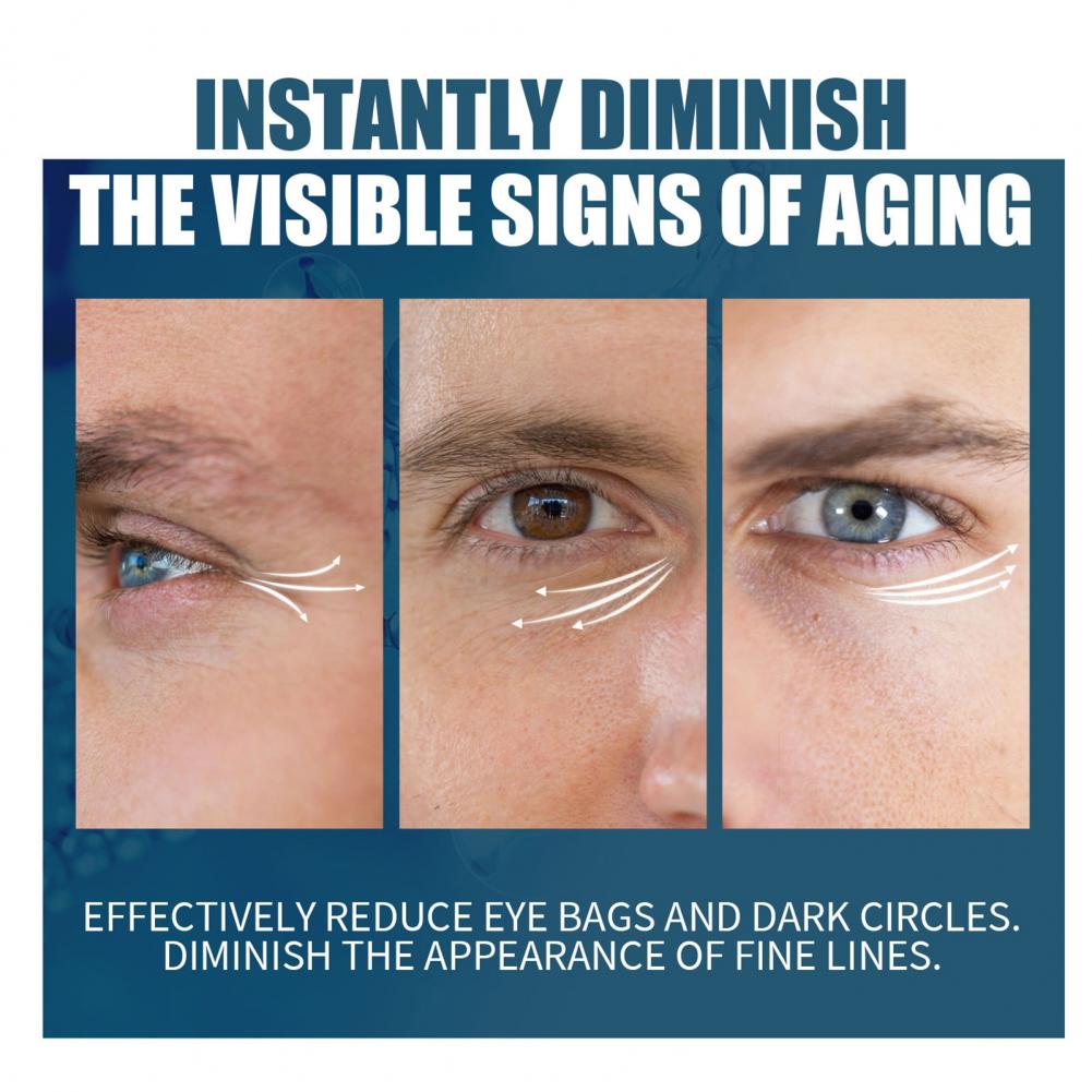 Eye Gel  Useful Fast Absorption Anti Aging  Eliminate Fine Line Men Eye Cream for Men - adamshealthstore