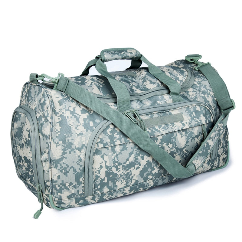 Waterproof Gym Bag Men Sports Travel Bags Military Tactical Duffle Luggage Outdoor FitnessTraining Bag - adamshealthstore