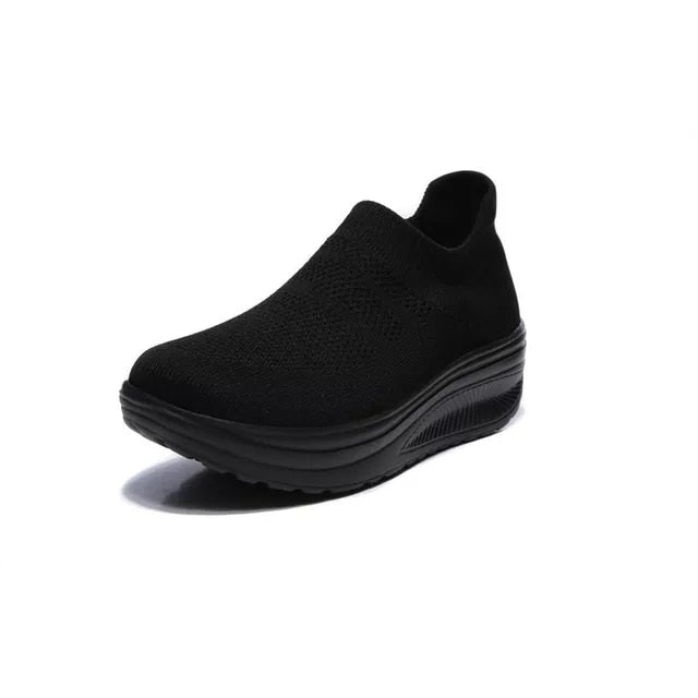 2022 new fashion mesh breathable platform casual shoes women sneakers female footwear plus sizes - adamshealthstore