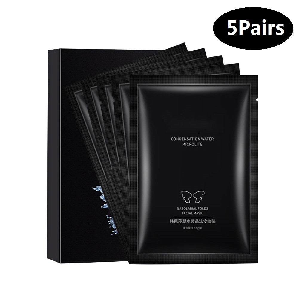 5-15 Pairs/Box Anti Wrinkle, Anti-aging Facial Mask: Line Removal Patch Adhesive Smoothing Face Lifting Patch for Men Women - adamshealthstore