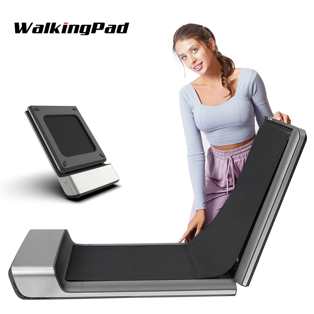WalkingPad P1 Thin Folding Electric Treadmill Foldable Walking Pad Remote/APP Control Cinta De Correr treadmil Fitness for Home - adamshealthstore