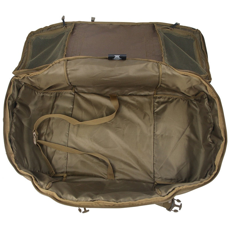 Tactical Travel Backpack Military, Duffel Bag, Army Rucksacks Outdoor Waterproof Sports Backpacks Luggage Hiking Gym Bag - adamshealthstore