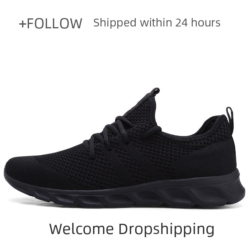Men Women Light Running Shoes  Breathable Lace-Up Jogging Shoes for Man Sneakers Anti-Odor Men, Women Casual Shoes Drop Shipping - adamshealthstore