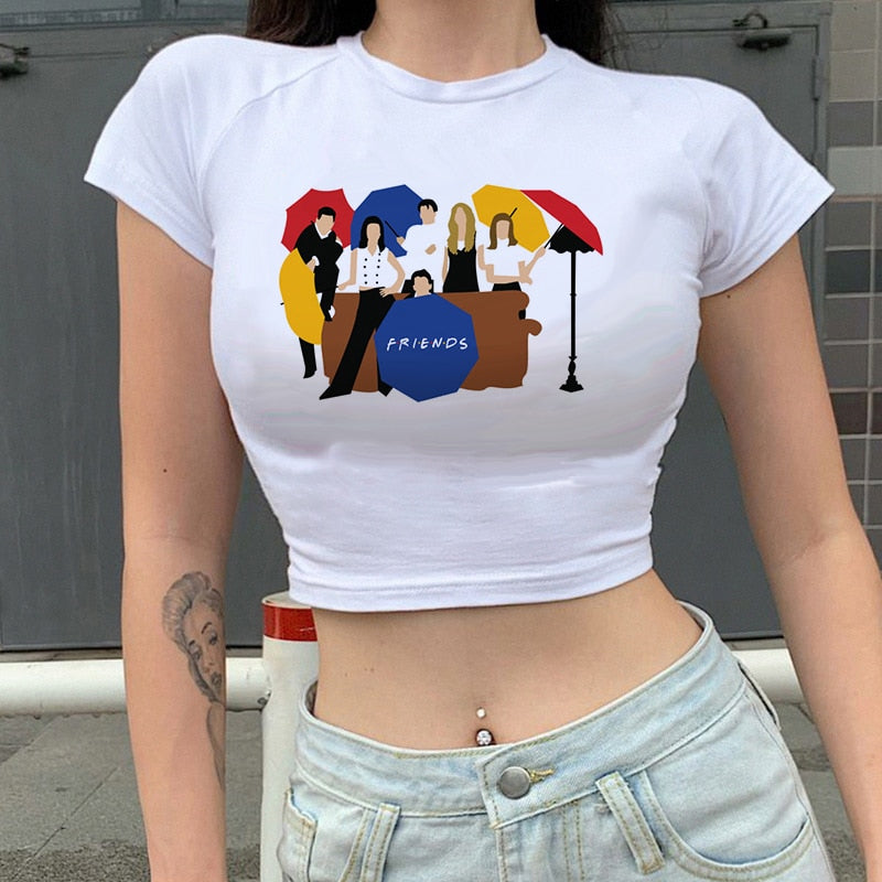 Friends  Crop-Top T-Shirt Women