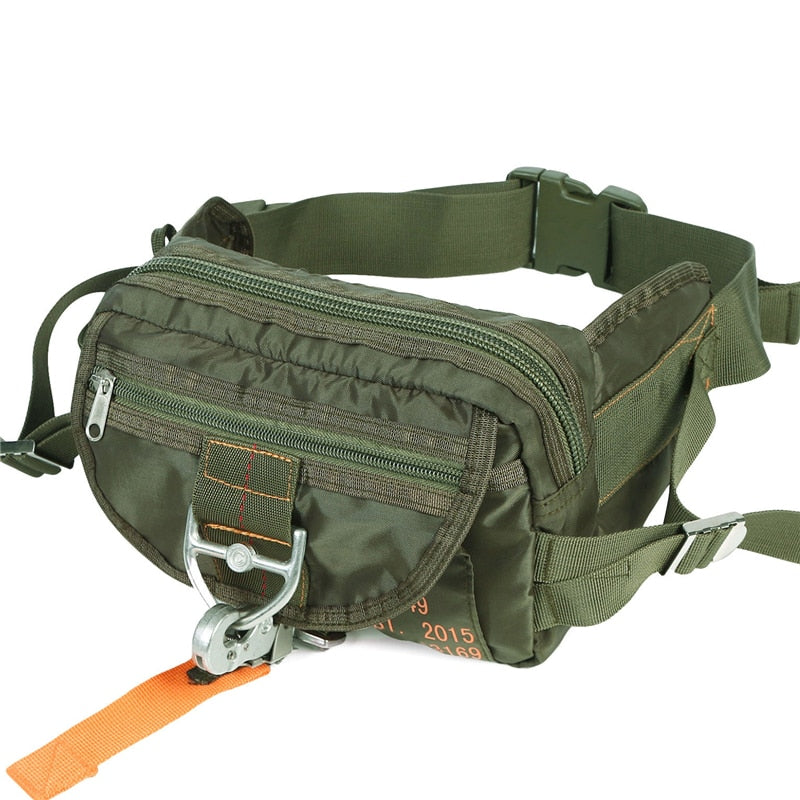 Tactical Waist Pack Portable Fanny Pack Outdoor Hiking Travel Large Army Waist Bag Military Cycling Camping Hiking Hunting - adamshealthstore