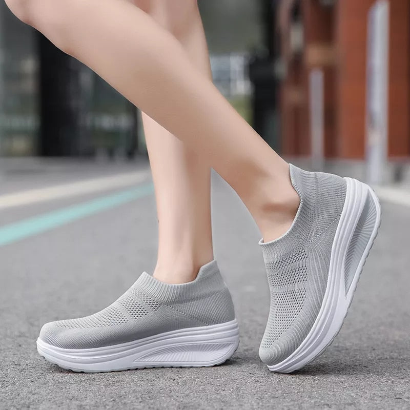 2022 new fashion mesh breathable platform casual shoes women sneakers female footwear plus sizes - adamshealthstore