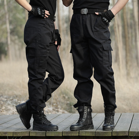 Men's Casual Cargo Pants, Black Tactical Military Pants, and Camouflage Various Colors are Available - adamshealthstore