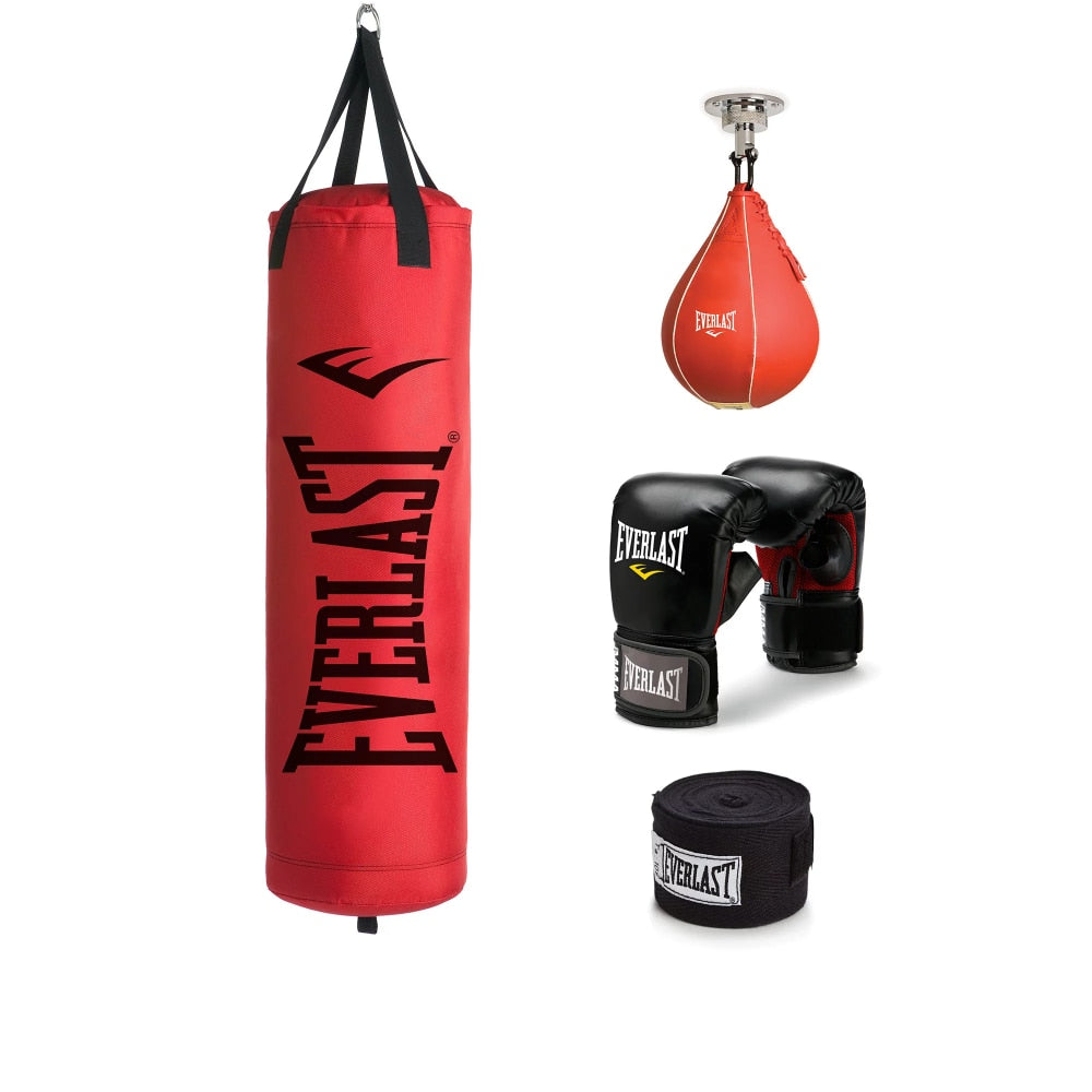 70 Lb Heavy Bag Kit  Boxing Bag for Home Gym Punching Bag Muay Thai Training Pressure Relief Bounce Back Sandbag Kickboxing Bag - adamshealthstore