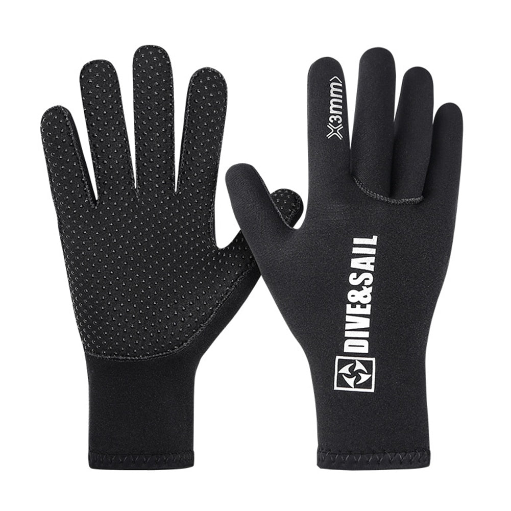 3mm 5mm Neoprene Diving Gloves Keep Warm for Snorkeling Paddling Surfing Kayaking Canoeing Spearfishing Skiing Water Sports - adamshealthstore
